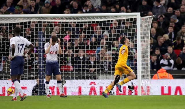 <p>Goals from Willy Boly, Raul Jimenez and Helder Costa did the damage at Wembley.</p>