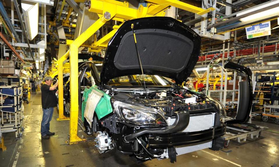 Vauxhall Astra production line