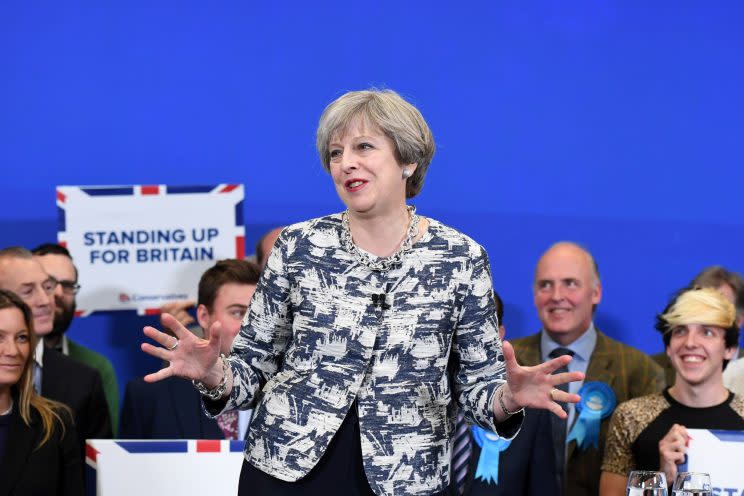<i>Older women are firm Conservative supporters. Younger women, however, are not huge fans of Theresa May [Photo: Getty]</i>