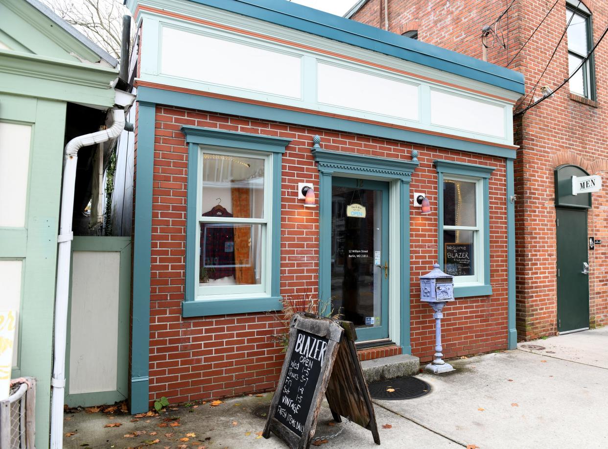 Blazer, a vintage clothing store, Wednesday, Nov. 22, 2023, in Berlin, Maryland.