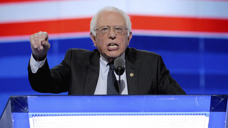 February 23rd 2020 - Bernie Sanders wins the 2020 Nevada Democratic Caucuses. - February 12th 2020 - Bernie Sanders wins the New Hampshire Democratic primary. - File Photo by: zz/Dennis Van Tine/STAR MAX/IPx 2016 7/25/16 Bernie Sanders at Day 1 of the Democratic National Convention in Philadelphia, PA.