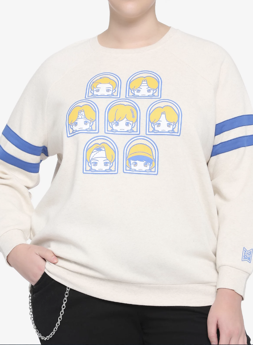 Member Wappen Badge Girls Athletic Sweatshirt Plus Size Inspired By BTS