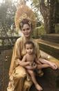 Chrissy also wore the traditional dress for a photo with 15-month-old daughter Luna, who looks to be the spitting image of her gorgeous mother!