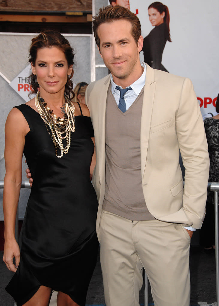 The Proposal LA Premiere 2009 Sandra Bullock Ryan Reynolds