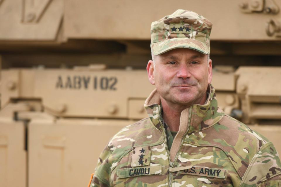 Gerneral Christopher Cavoli, ehemals Europakommandeur der US-Army, wird ab dem Sommer neuer Nato-Militärchef. - Copyright: picture alliance/dpa | Karsten Klama