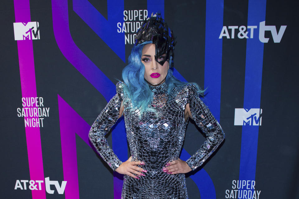 Lady Gaga attends the AT&T TV Super Saturday Night at Meridian on Island Gardens in Miami on Saturday, Feb. 1, 2020, in Miami , Fla. (Photo by Scott Roth/Invision/AP)