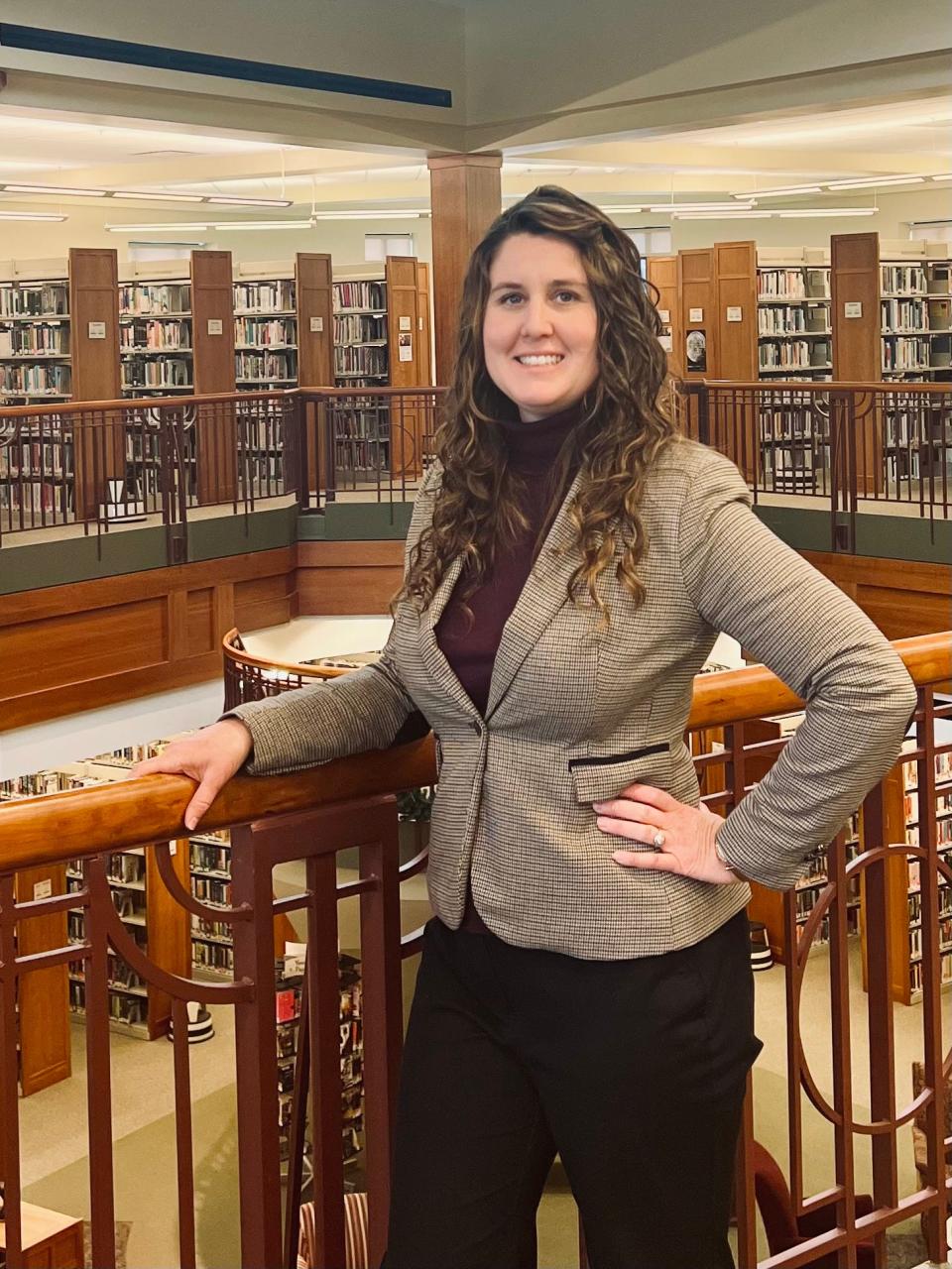 Stephanie Young, is the new Heywood Library director. She said she wants to improve services so the library can continue to be a community center for all Gardner residents.