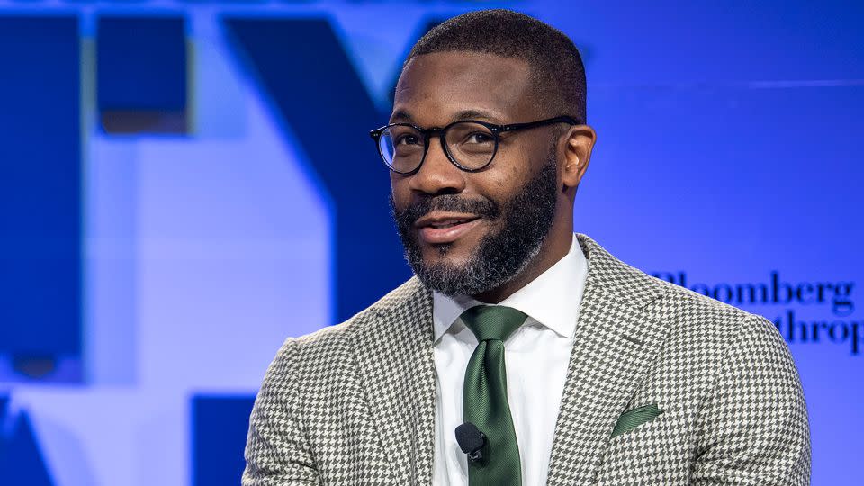 Randall Woodfin, mayor of Birmingham, Alabama, told CNN he would encourage Black student atheletes to avoid his state if the legislature passes a law banning DEI funding. - Kevin Wolf/AP/File