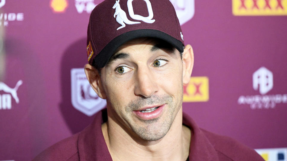 Seen here, Maroons coach Billy Slater.
