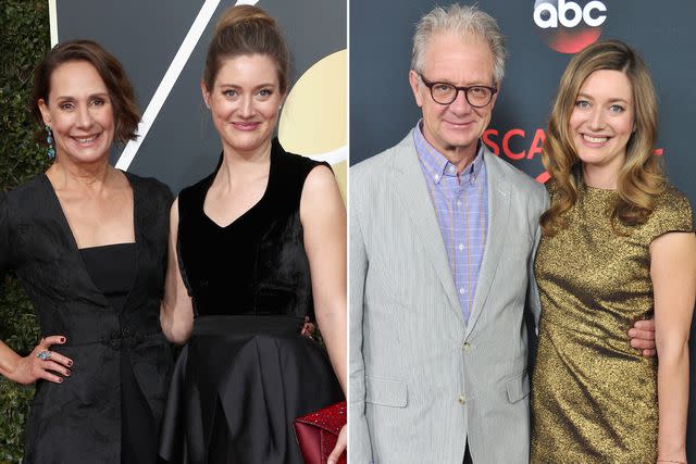 <p>Frederick M. Brown/Getty ; Gregg DeGuire/WireImage</p> Left: Laurie Metcalf and Zoe Perry attend The 75th Annual Golden Globe Awards on January 7, 2018 in Beverly Hills, California. Right: Jeff Perry and Zoe Perry arrive at ABC's "Scandal" 100th Episode Celebration on April 8, 2017 in West Hollywood, California.