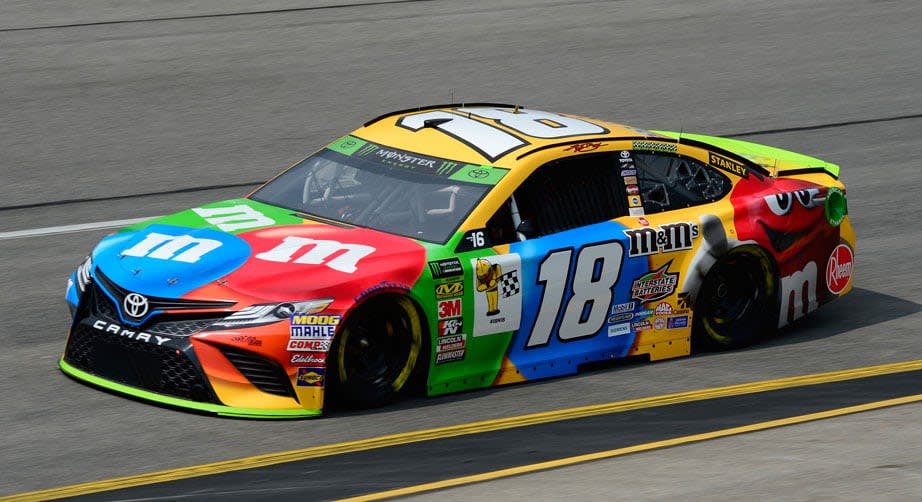 Kyle Busch now has seven wins in 2018. (Getty)