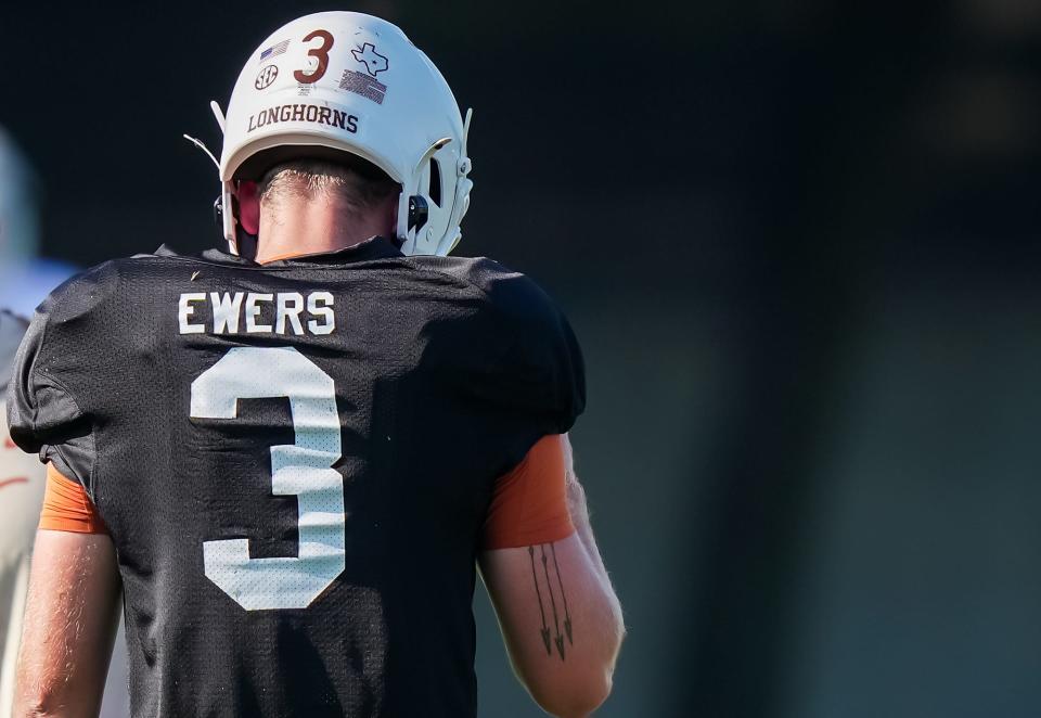 Quarterback Quinn Ewers will lead the Texas Longhorns into the 2024 season opener against Colorado State in Austin Saturday.