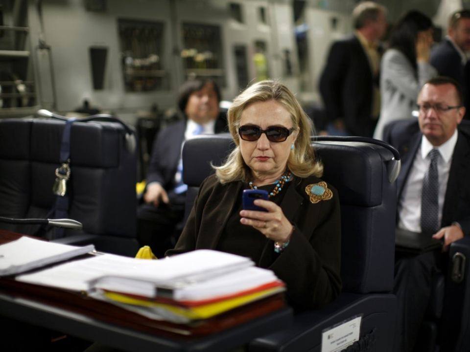 hillary clinton blackberry