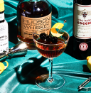 <p><em>A Manhattan is rich and unabashed in flavor, like the dinner itself. Nor is it weak. Sub in bourbon if you prefer, and sip slowly.</em></p><p><strong>Ingredients</strong><br>• 2 oz. rye whiskey<br>• 1 oz. Italian vermouth<br>• 2 dashes Angostura bitters </p><p><strong>Directions</strong><br>Stir the rye, vermouth, and bitters well with cracked ice. Strain into a chilled cocktail glass. Garnish with a twist and/or a cocktail cherry.</p><p><a class="link " href="https://www.esquire.com/food-drink/drinks/recipes/a3713/manhattan-drink-recipe/" rel="nofollow noopener" target="_blank" data-ylk="slk:Read More;elm:context_link;itc:0;sec:content-canvas">Read More</a></p>