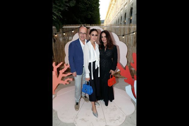 <p>Jean-Marc Loubier, Olivia Palermo, Hedieh Loubier.</p>