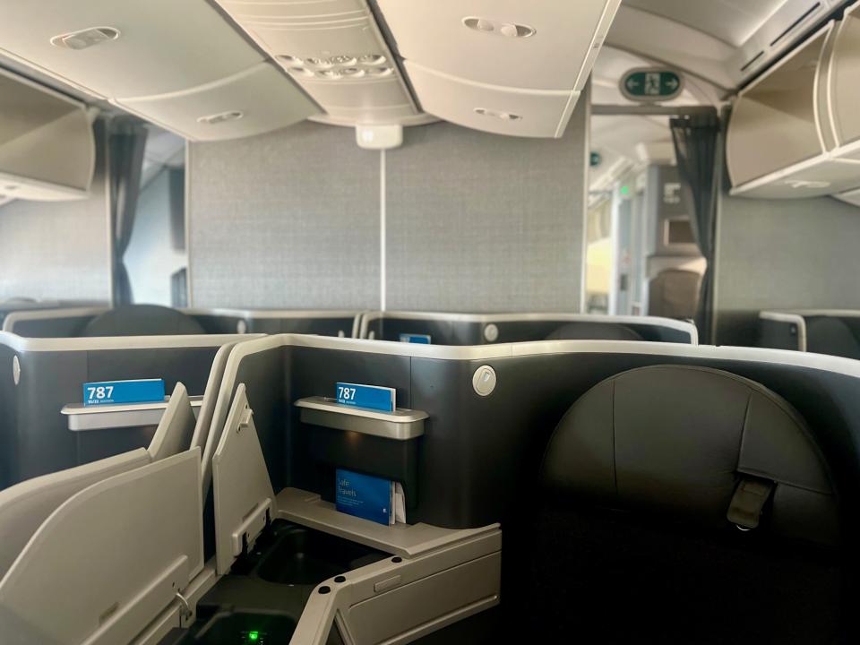 Business class on American's 787.