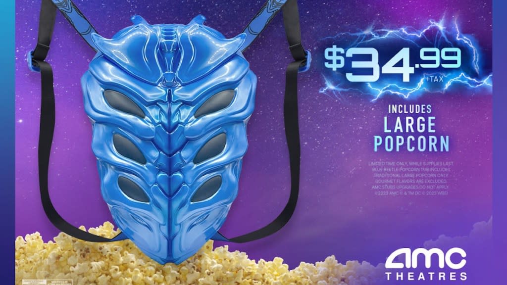 Blue Beetle Backpack Popcorn Vessel Where To Buy It & How Much Does It