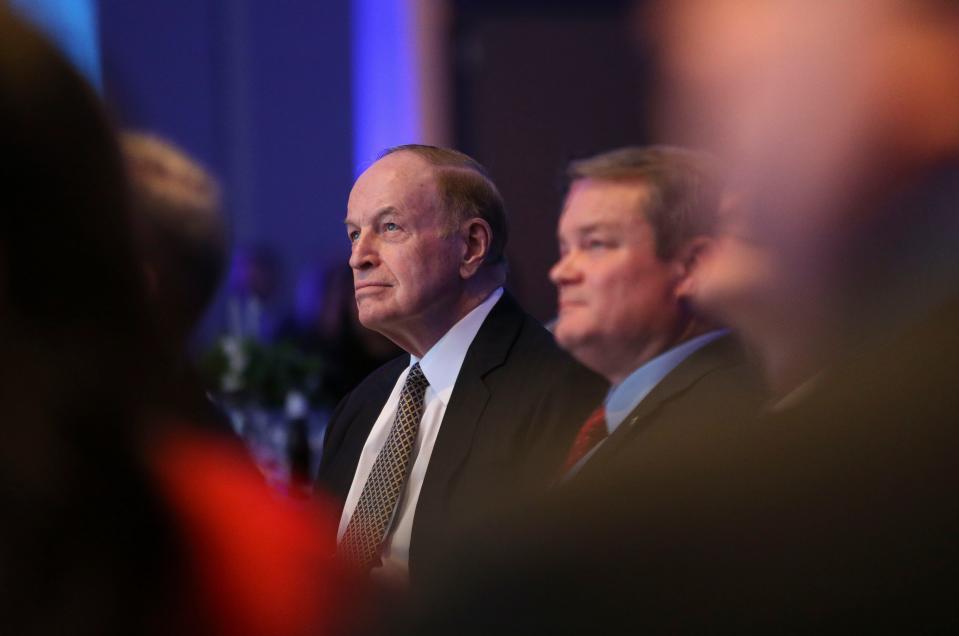 Feb. 2, 2023; Tuscaloosa, AL, USA; Retired United States Sen. Richard Shelby was honored by the West Alabama Chamber of Commerce during the annual awards banquet at Bryant Conference Center.