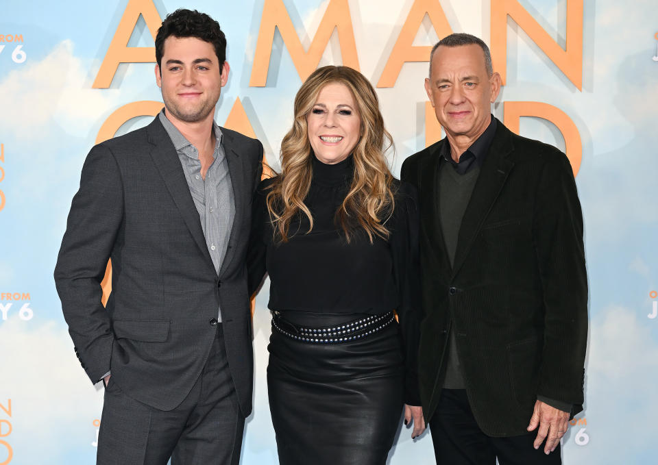 Truman Hanks, Rita Wilson and Tom Hanks at the 