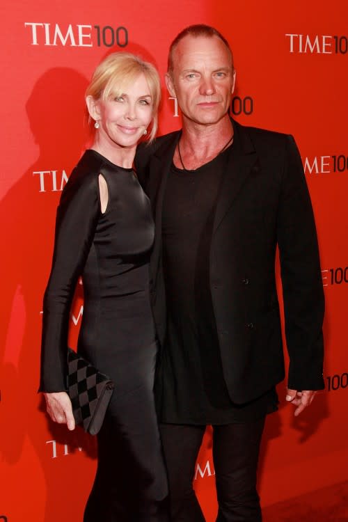 Sting and Trudie Styler