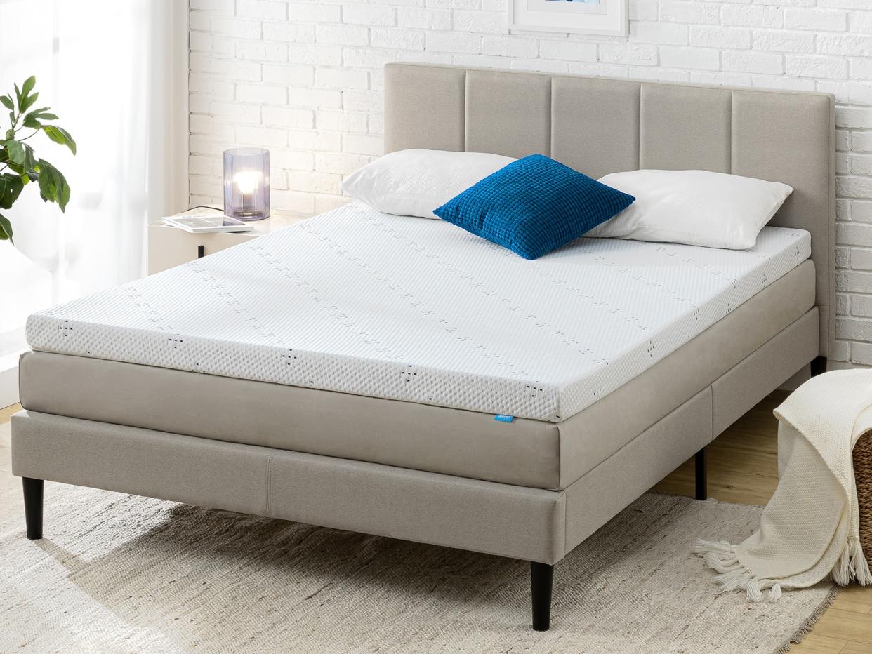 <p><a href="https://go.redirectingat.com?id=74968X1596630&url=https%3A%2F%2Fwww.mattressfirm.com%2F3-gel-memory-foam-mattress-topper%2F5637375576.p%3Fvariantid%3D5637376329&sref=https%3A%2F%2Fwww.womenshealthmag.com%2Flife%2Fg44576748%2Fbest-mattress-topper-for-side-sleepers%2F" rel="nofollow noopener" target="_blank" data-ylk="slk:Shop Now;elm:context_link;itc:0;sec:content-canvas" class="link rapid-noclick-resp">Shop Now</a></p><p>Gel Memory Foam Mattress Topper</p><p>$199.99</p><p>mattressfirm.com</p>