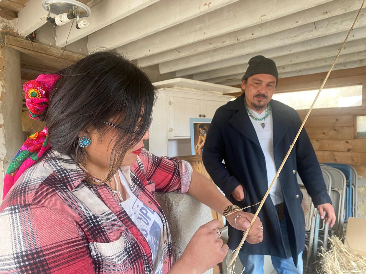 Shaylee Vandever and her brother Ira Vandever are working to try decriminalize hemp on the Navajo Nation so they can cultivate it for business ventures.