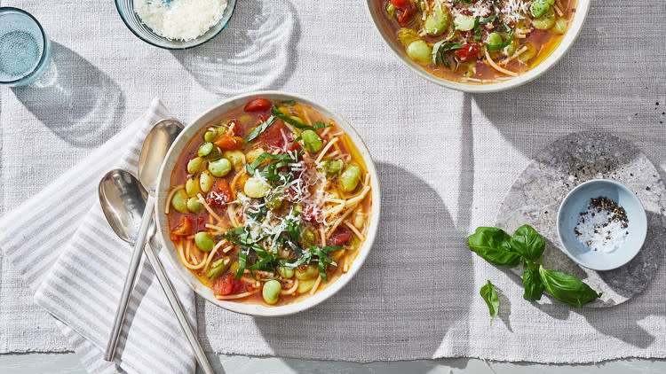 Pasta-and-Fava-Bean Soup