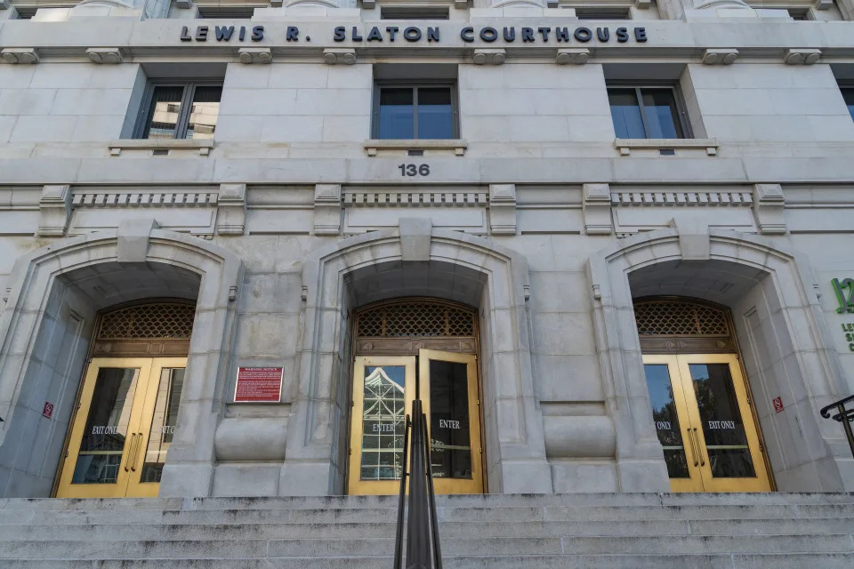 An exterior view of the Superior Court building of Fulton County