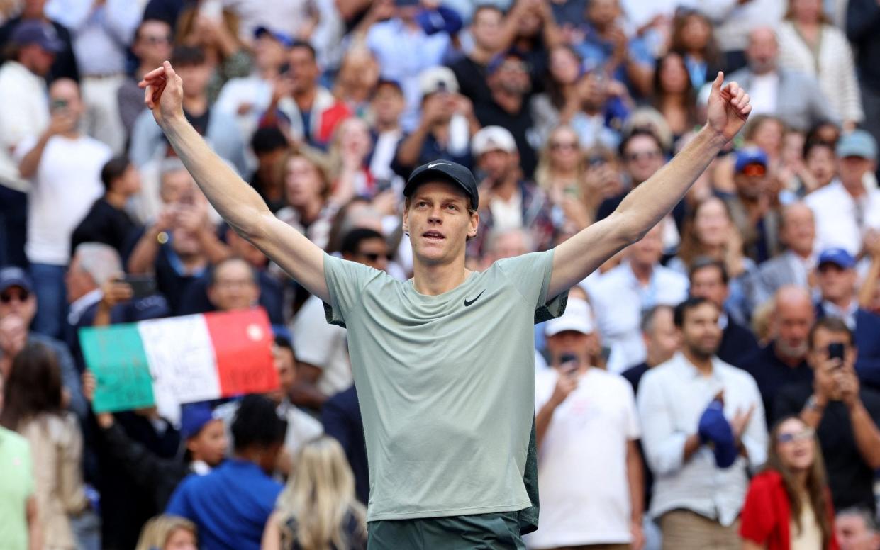 Jannik Sinner beats Taylor Fritz in straight sets to win US Open final