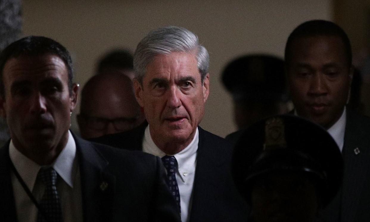 Special counsel Robert Mueller leaves a closed meeting with members of the Senate Judiciary Committee on June 21, 2017. (Photo: Alex Wong via Getty Images)