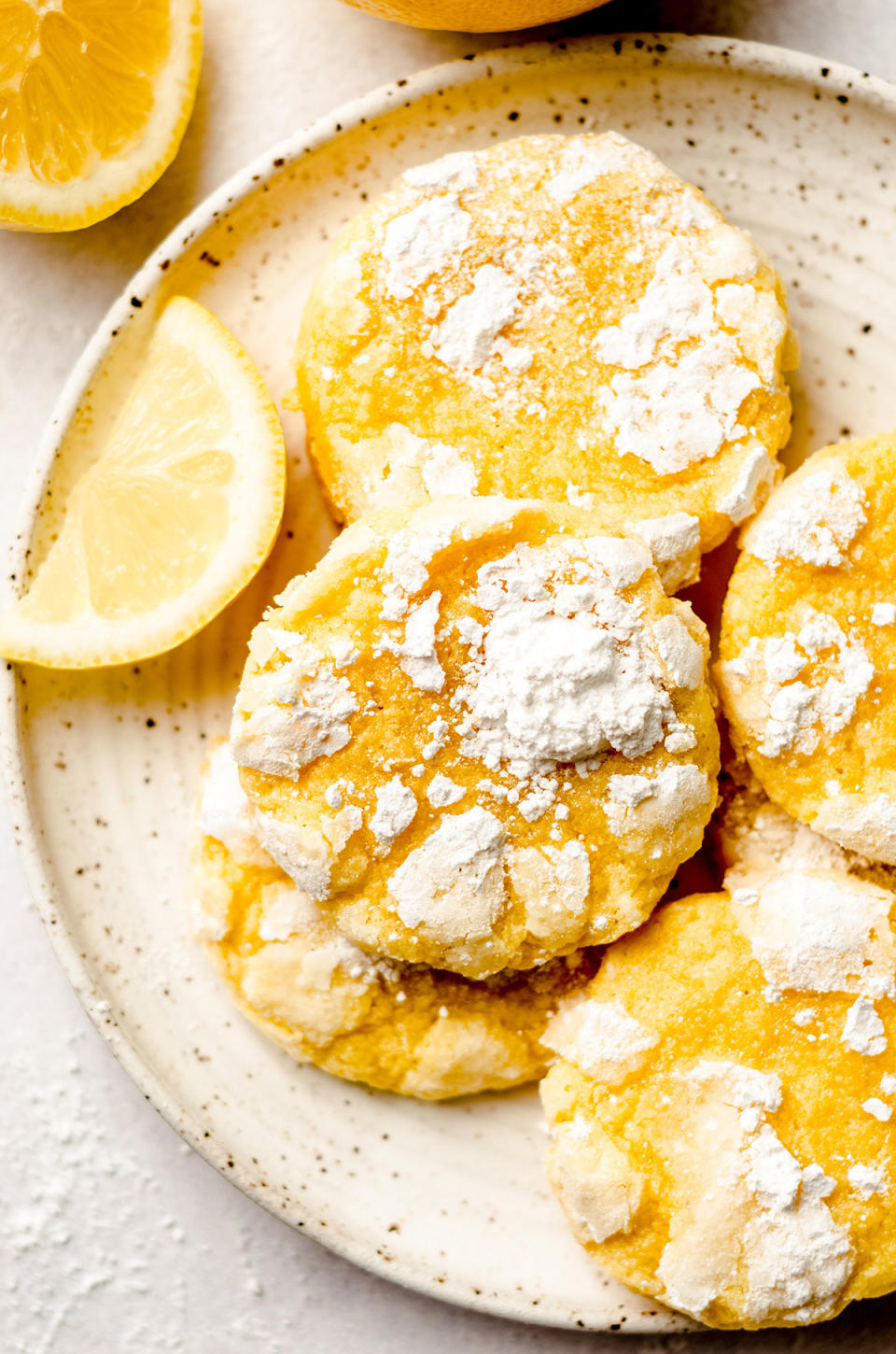 Lemon Crinkle Cookies