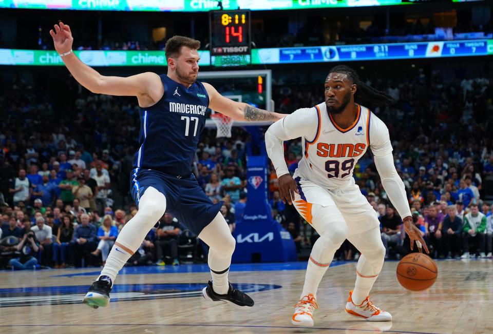 Jae Crowder trade speculation took off after the Phoenix Suns forward tweeted "its time for a change" this week and the Dallas Mavericks and Miami Heat are in the middle of some trade chatter.
