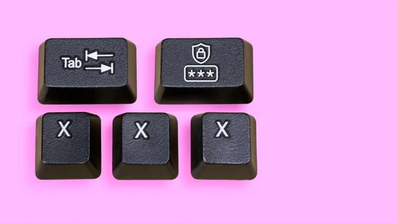 An illustration of keyboard keys spelling out XXX to symbolize porn