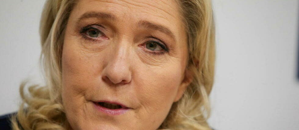 Marine Le Pen à Vesoul, à la fin novembre 2021.
