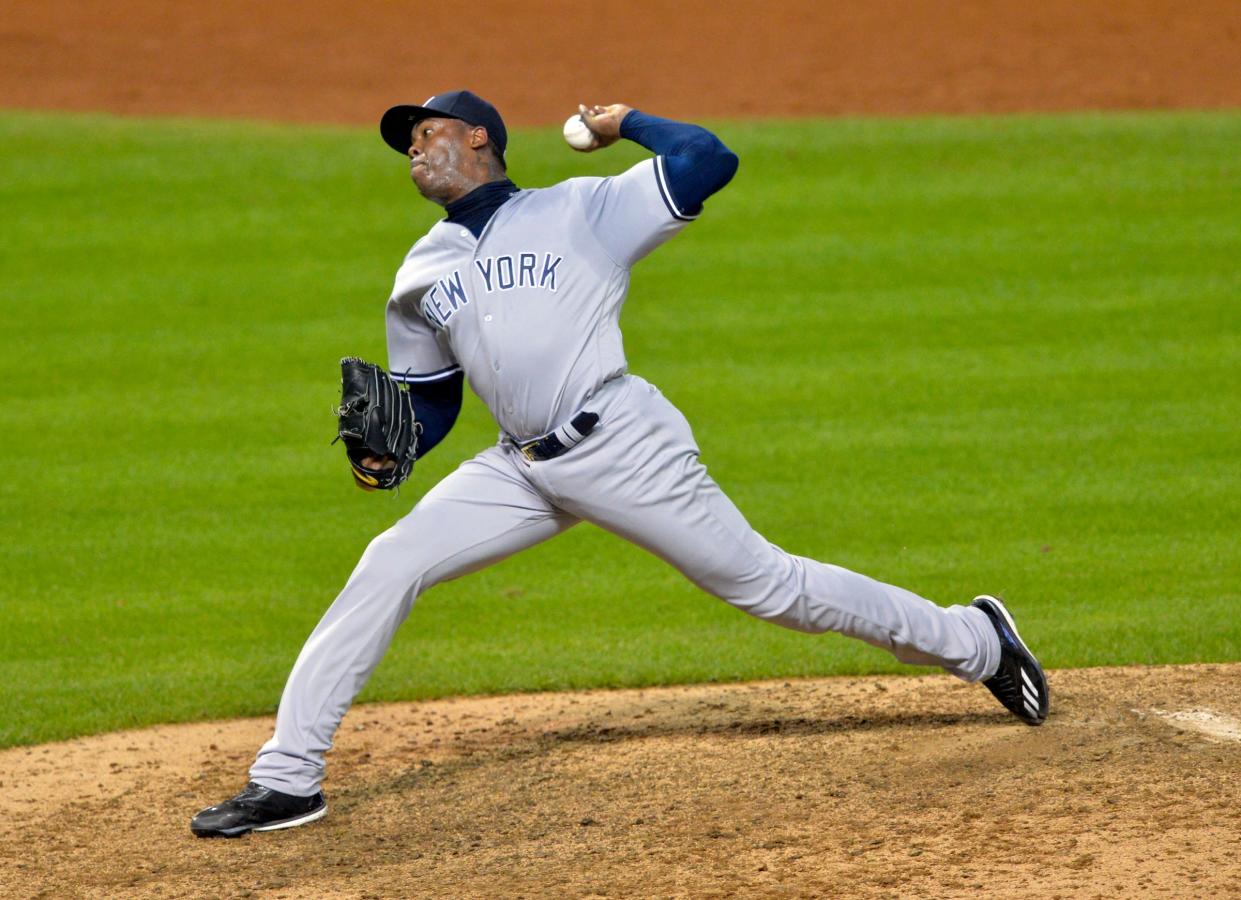 Aroldis Chapman, left-handed closer, New York Yankees. The hard-throwing 28-year-old is 3-0 with a 2.22 ERA and 19 saves. Will be an unrestricted free agent after the season.