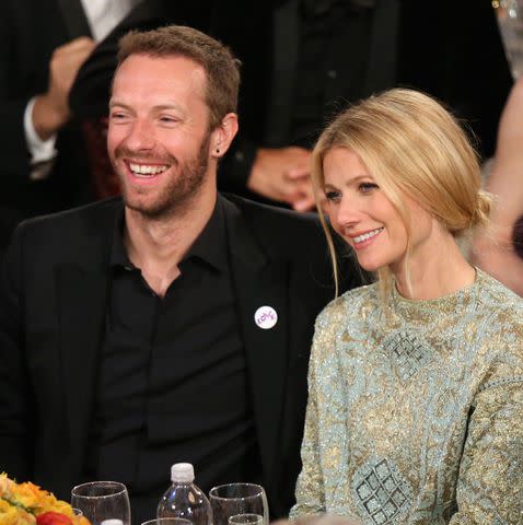 <p>Christopher Polk/NBC/NBCU Photo Bank/NBC</p> Chris Martin and Gwyneth Paltrow on Jan. 12, 2014