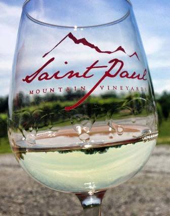 Saint Paul Mountain Vineyards in Hendersonville is one of several wineries participating in the Cider, Wine and Dine event this weekend.