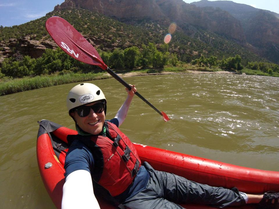 Mikah Meyer in Dinosaur National Monument