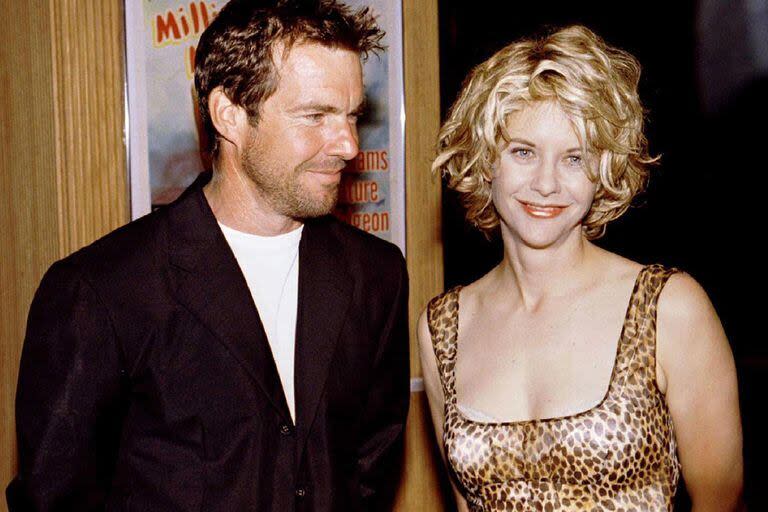 Por muchos años, Meg Ryan y Dennis Quaid formaron una de las parejas doradas de Hollywood. Hasta que algunas infidelidades -de ambas partes-, terminaron por destruir al matrimonio