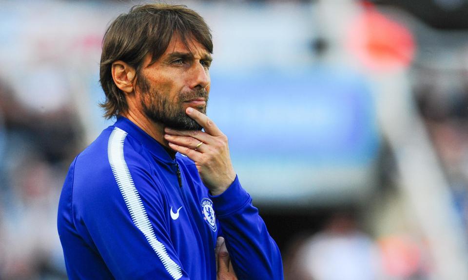 Antonio Conte suffers during Chelsea’s 3-0 defeat at Newcastle last Sunday which looks likely to have been his last Premier League game in charge of the club.