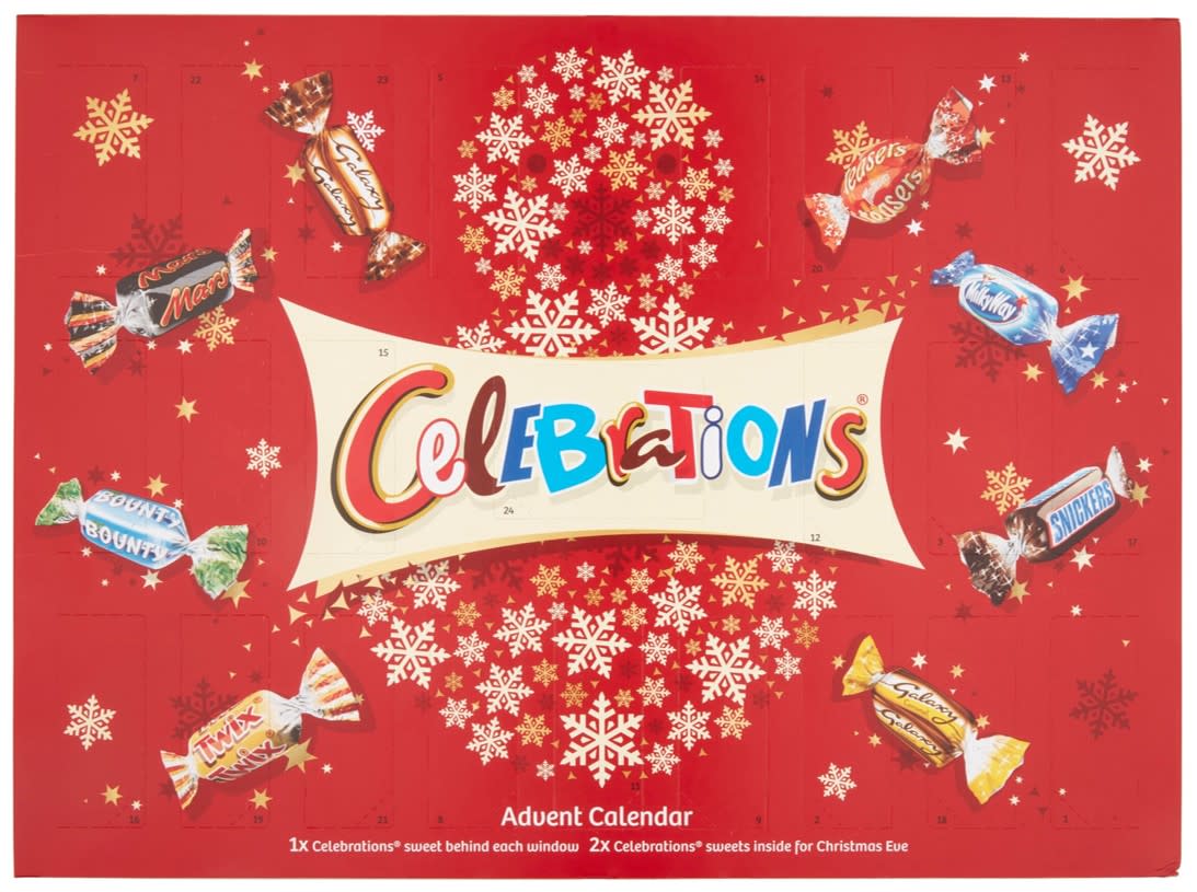 Last year there was also outrage when day one of the Celebrations advent calendar was a bounty!(Photo: Mars Wrigley UK)  