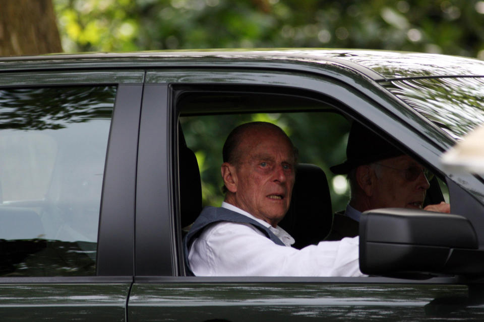 The Duke of Edinburgh pictured driving in 2008 [Photo: PA]