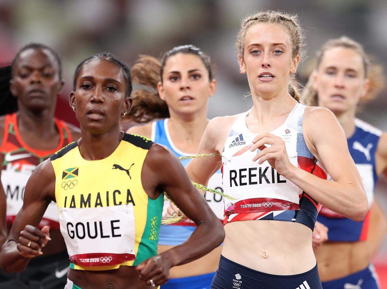 Jemma Reekie in action in the women’s 800m semi-final (Getty Images)