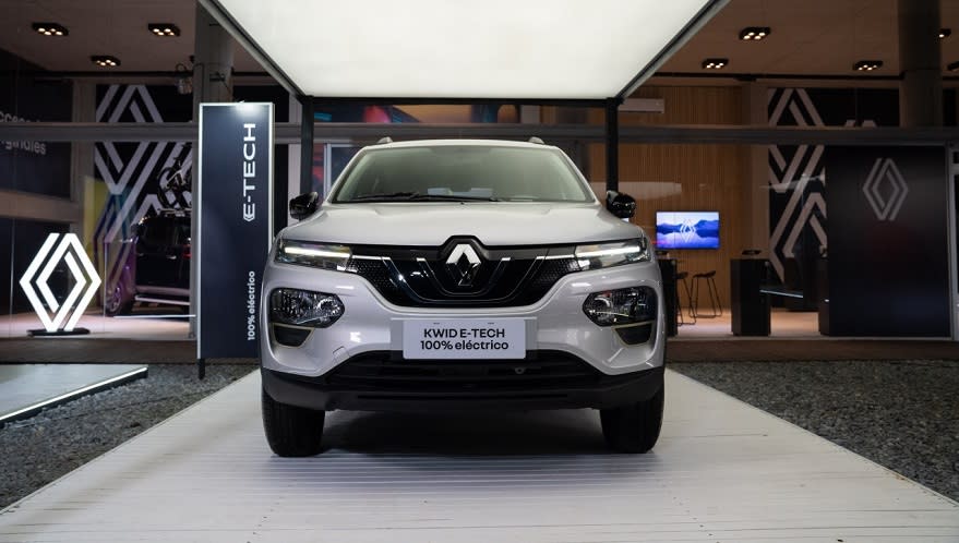 Renault Kwid E-Tech, uno de los eléctricos que llegará al país.