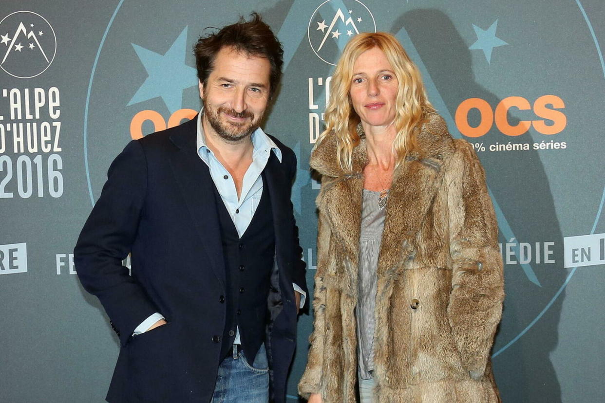 Les acteurs Édouard Baer et Sandrine Kiberlain au 19e Festival de L'Alpe d'Huez  - Credit:Pierre Philippe / MPP / Starface / Cover Images