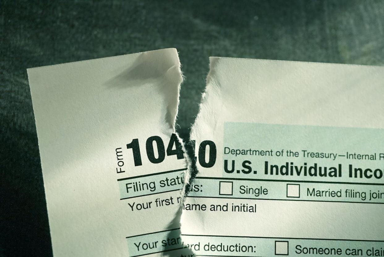 Taxes can be tough – to file and to pay. <a href="https://www.gettyimages.com/detail/photo/tax-forms-royalty-free-image/1128387002" rel="nofollow noopener" target="_blank" data-ylk="slk:Kameleon007/iStock / Getty Images Plus;elm:context_link;itc:0;sec:content-canvas" class="link ">Kameleon007/iStock / Getty Images Plus</a>