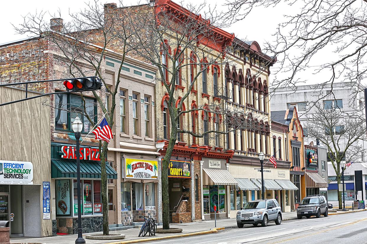 Downtown Fond du Lac as seen here April 20, 2017.