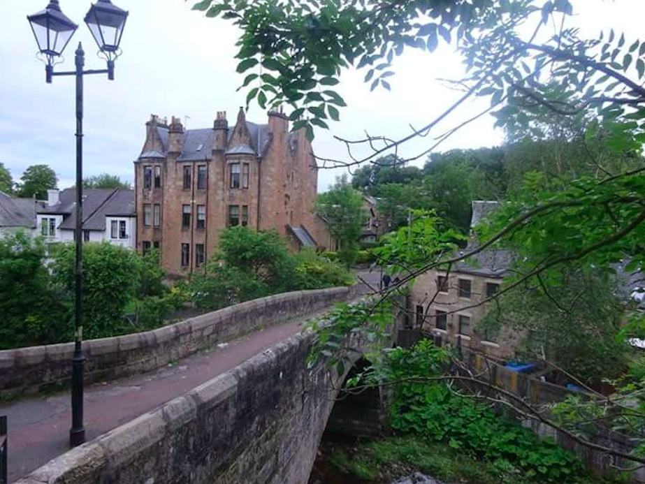 <em>The Labrador jumped off the 30ft bridge onto the rocky riverbed below (PA)</em>