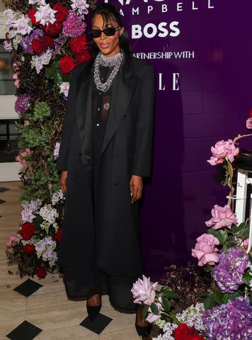 <p>Dave Benett/Getty</p> Naomi Campbell attends a private dinner hosted by Naomi Campbell and BOSS with ELLE to celebrate the launch of the Naomi x BOSS collection
