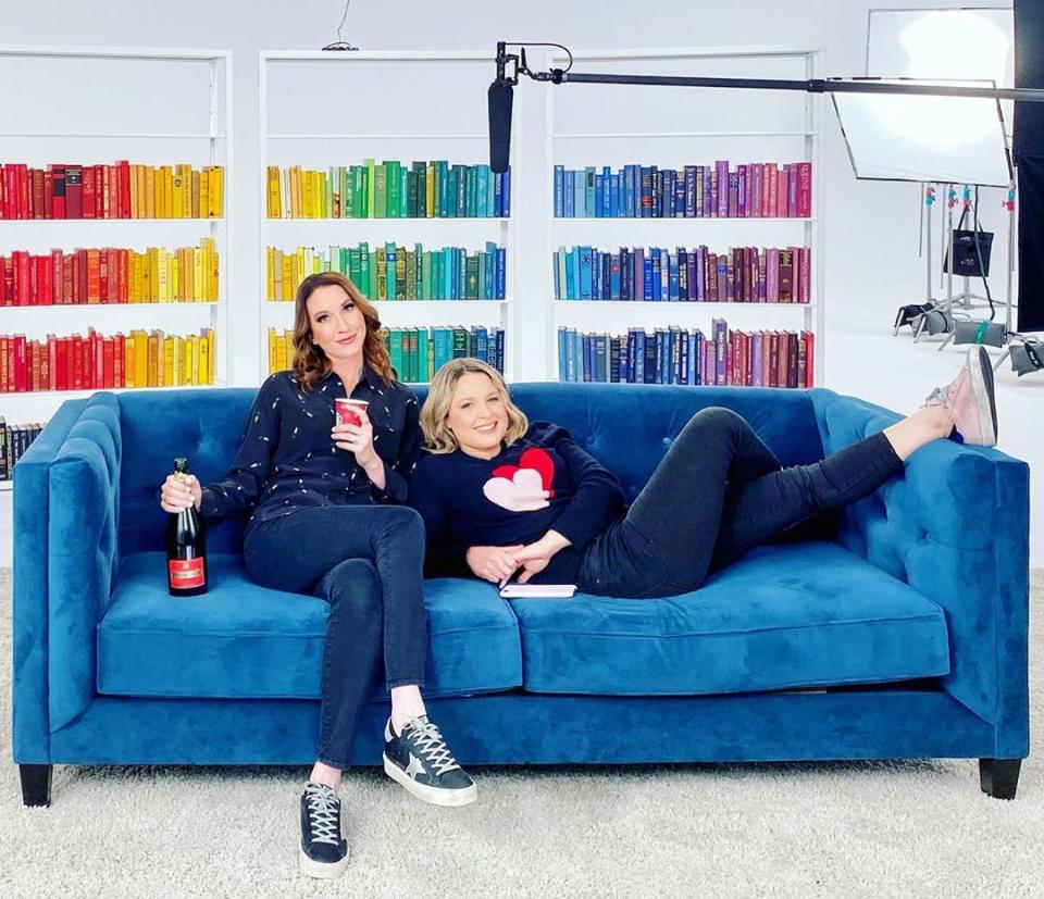 Clea Shearer and Joanna Teplin of The Home Edit. Photo: Instagram/thehomeedit.